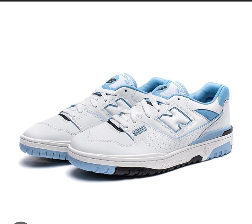 NEW BALANCE 550 UNC WHITE UNIVERSITY BLUE