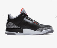 Air Jordan 3 Retro OG 'Black Cement' 2018 Sneakers